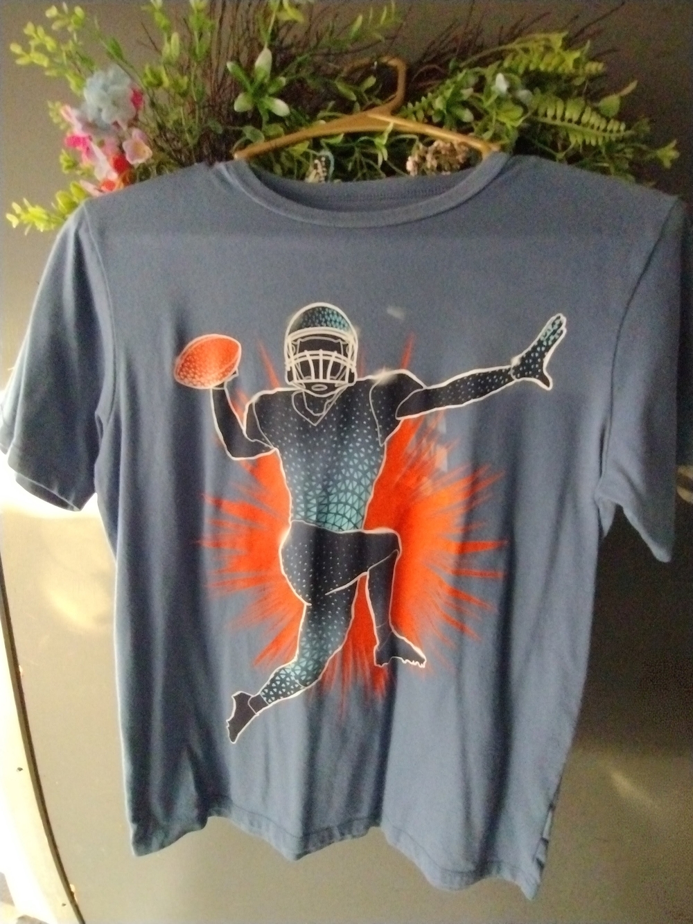 Place Soft Teal Crewneck Tee
